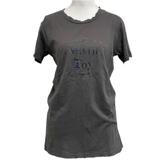 Alternative Vintage Gray Soft Misfit Toy Distressed Punk Tee Shirt - Picture 1 of 8